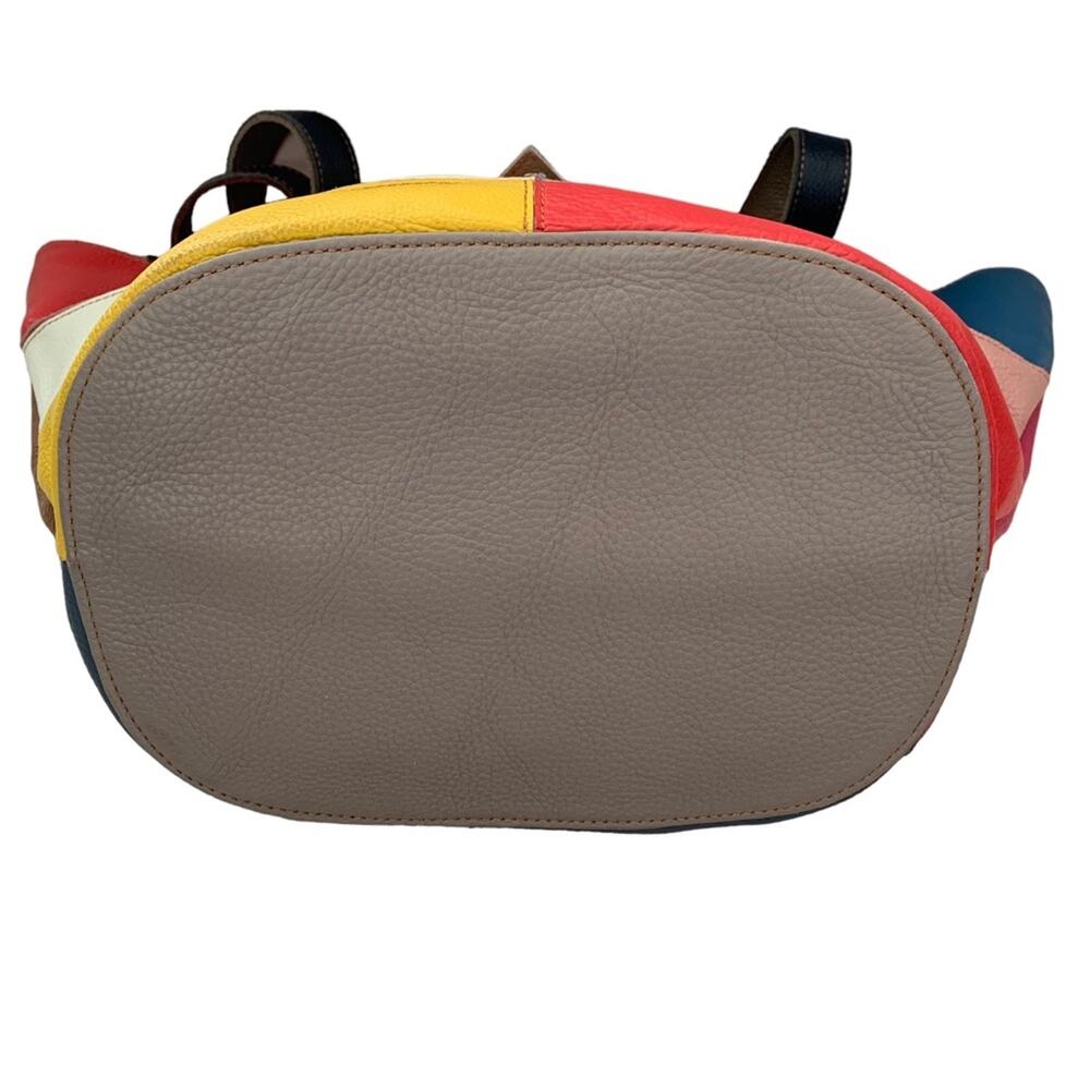 Ameri Leather Thea Multicolor Colorblock Leather … - image 6